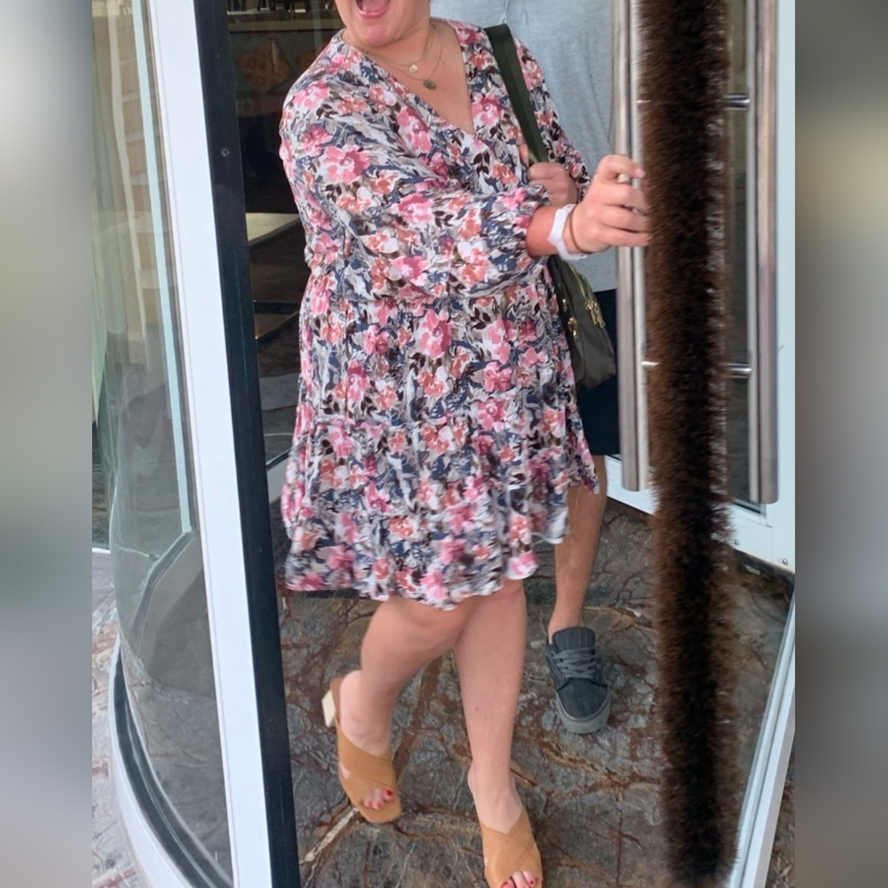 CHIC SOUL, 1X, ANDREE BY UNIT Floral Patterned Dress - Picture 6 of 12